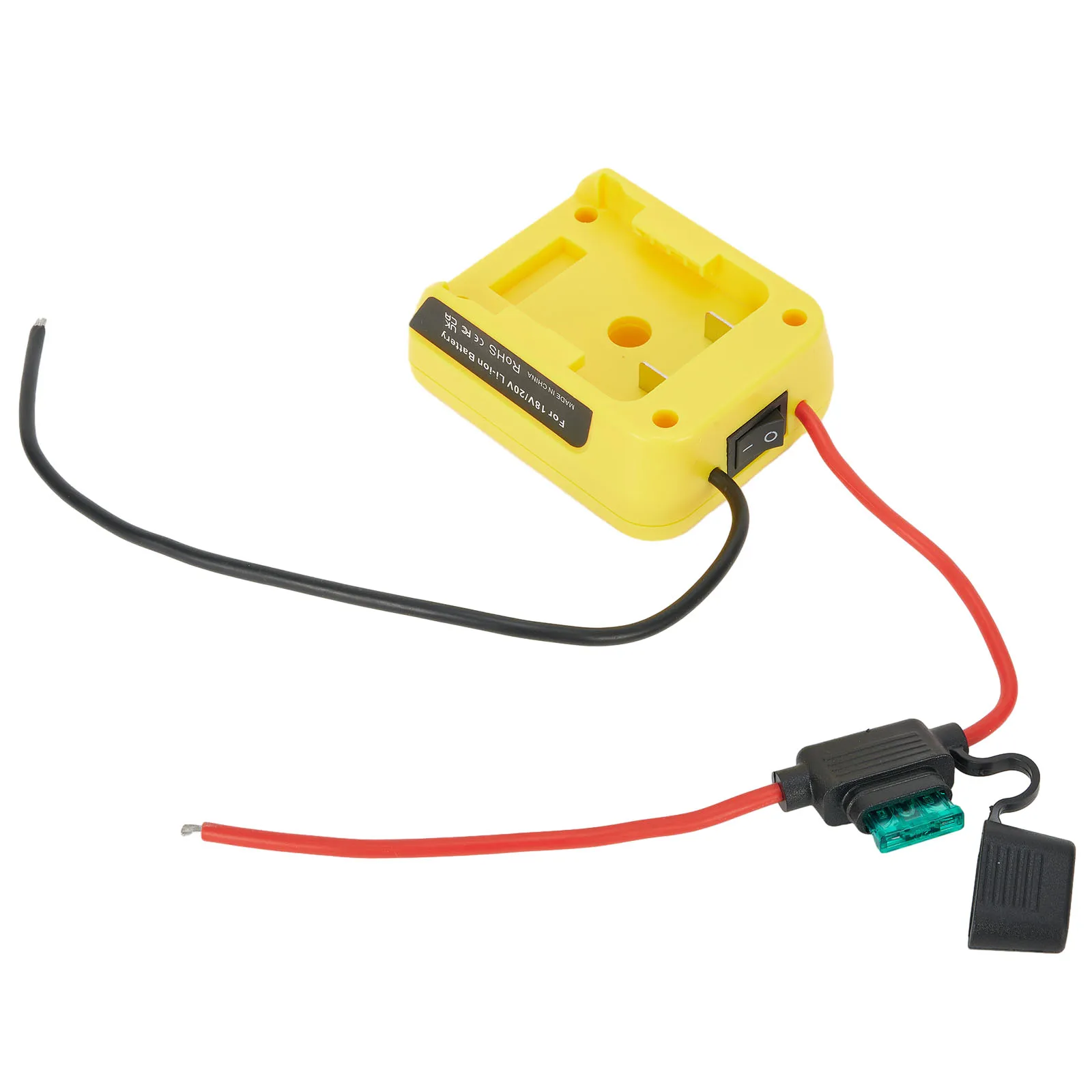 ~PC Battery Adapter For 1Dewalt 18V/20V Li-ion Battery Dock Holder Power Connector ~ower ~heels Battery Converter Kit With Fuses