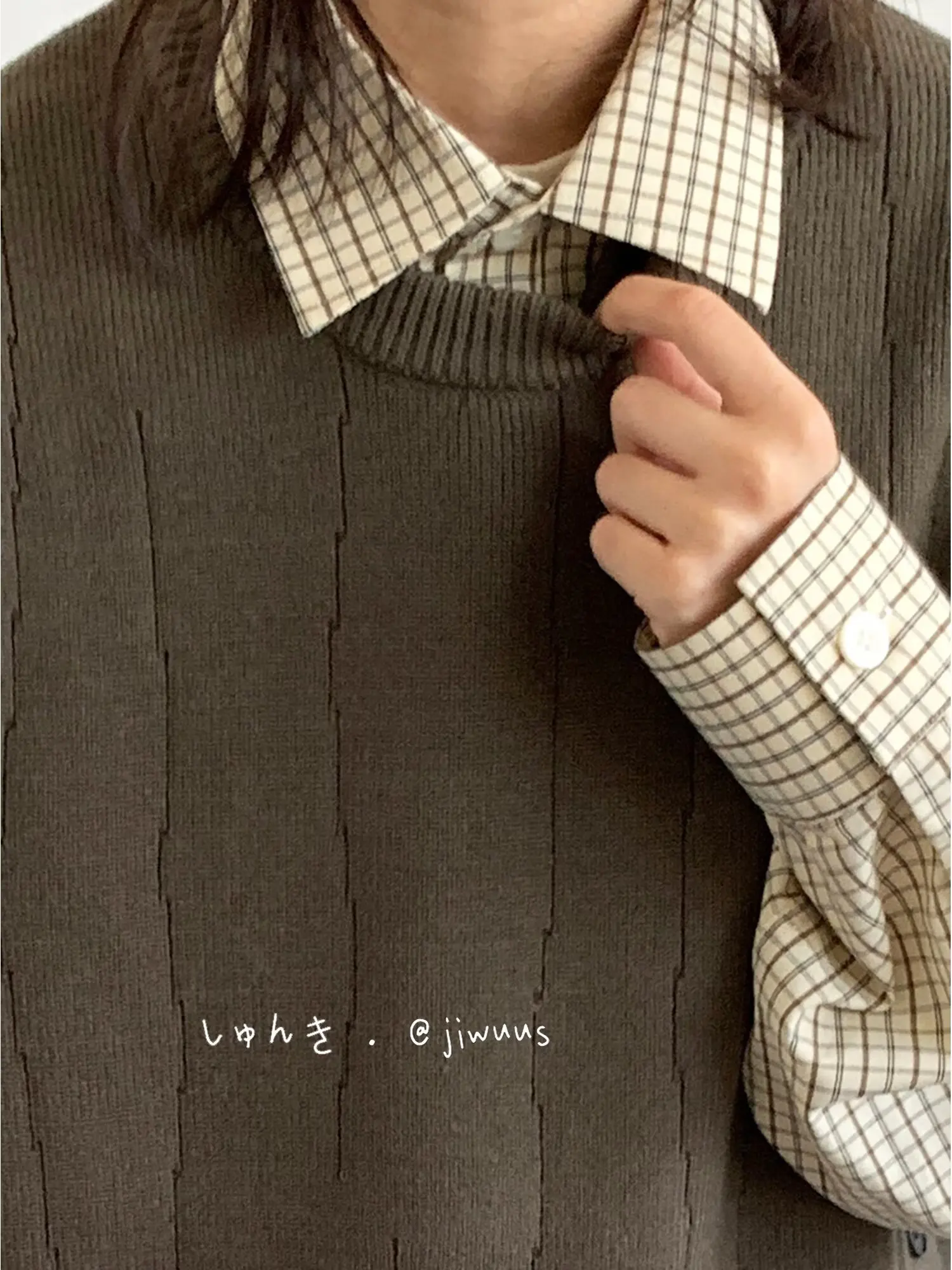 

Vests Waistcoats Thin Womens Vest Black Autumn Woolen Houndstooth Single-Breasted Buttoned Lapels French Style Elegant Workplace