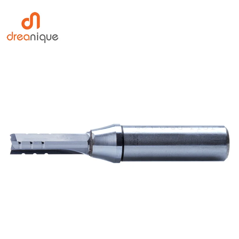 Dreanique 1PC TCT Trimming Router Bit 1/2 Shank 3 Flutes Straight Carbide Milling Cutter For Plywood Chipboard MDF Wood view 3