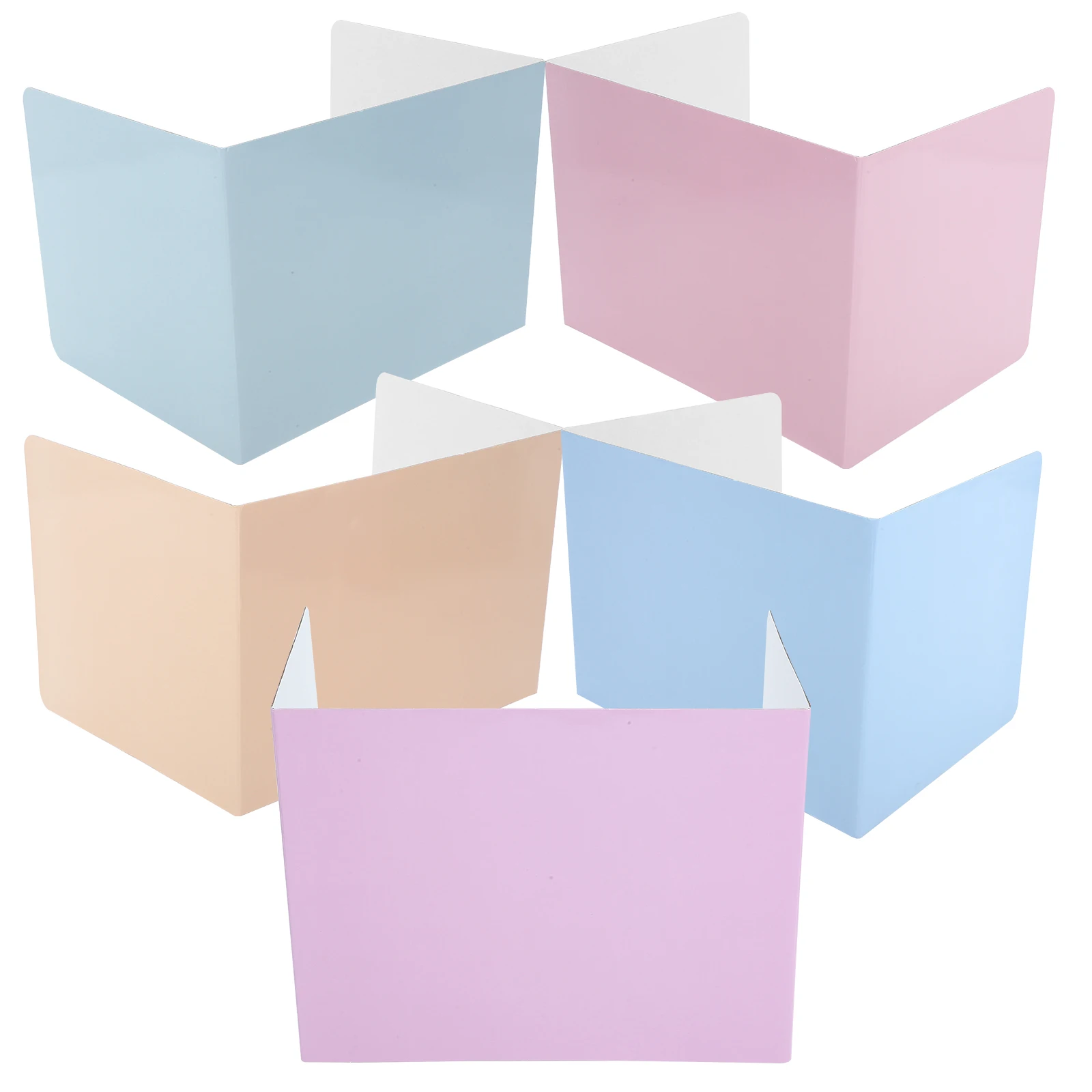 

5pcs Desk Divider For Students Classroom Privacy Shields Study Work Drawing Portable Panel Student Testing Supplies Divider Bulk