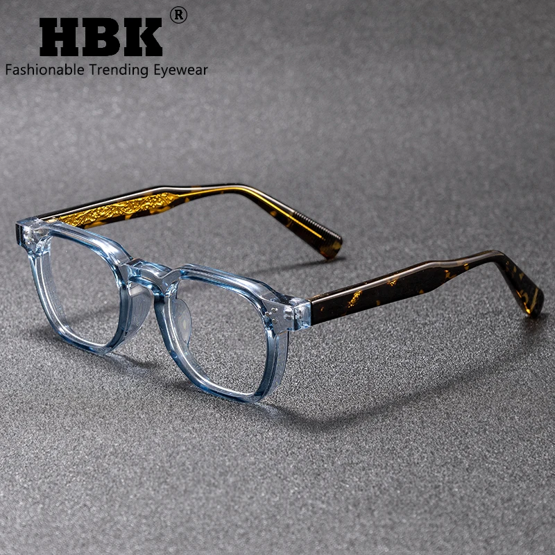 

Оправа для очков HBK с защитой от синего света для мужчин, оправа TR90, высокое качество, квадратные очки для чтения в стиле ретро, женские оптические очки