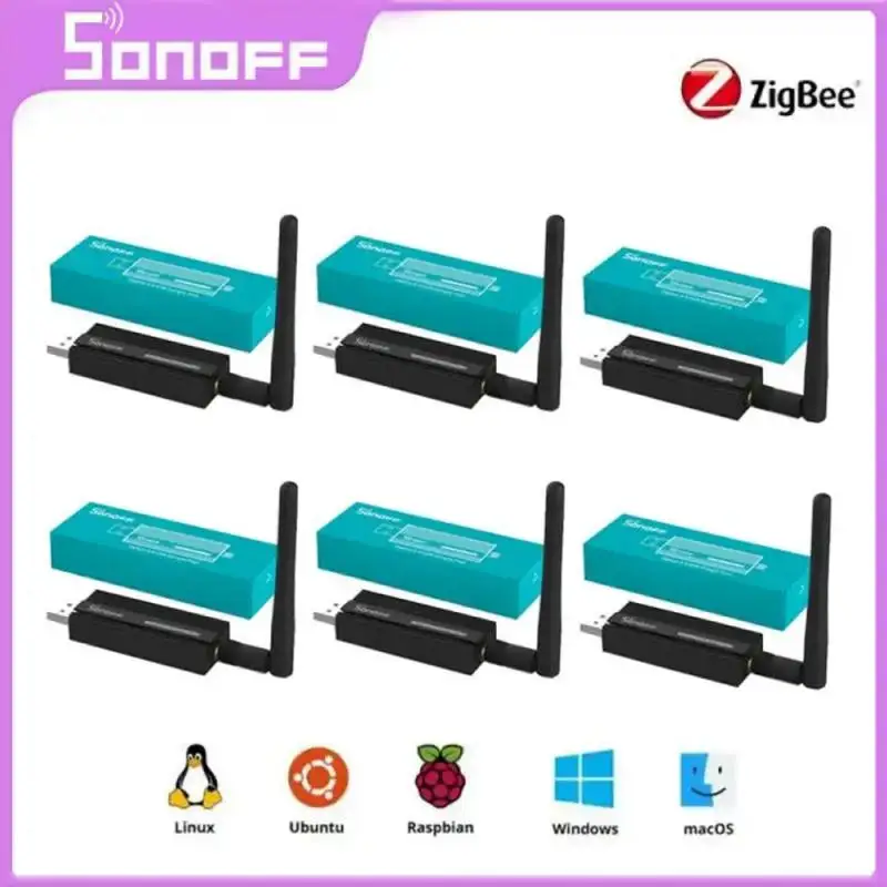 SONOFF ZB Dongle-E Wireless Zigbee Gateway Analyzer Zigbee2MQTT USB Interface Capture Support SONOFF Zigbee Devices Smart Home