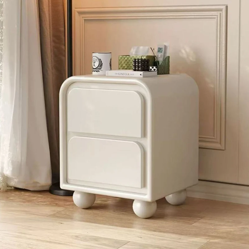 Mesita De Noche bonita y moderna, almacenamiento nórdico, mesita De Noche De café para dormitorio, cajones blancos pequeños, Mesitas De Noche, muebles para el hogar