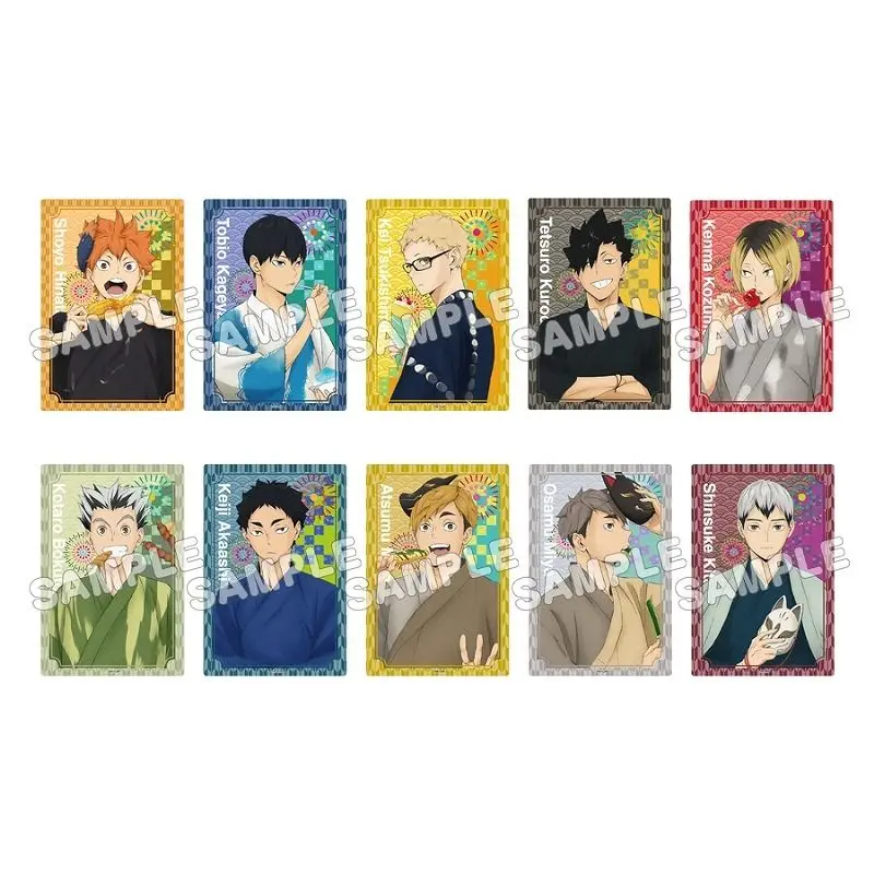 Japan Tbs Glowdia Goods Haikyu Edge Day Flash Card Small Cards Peripheral