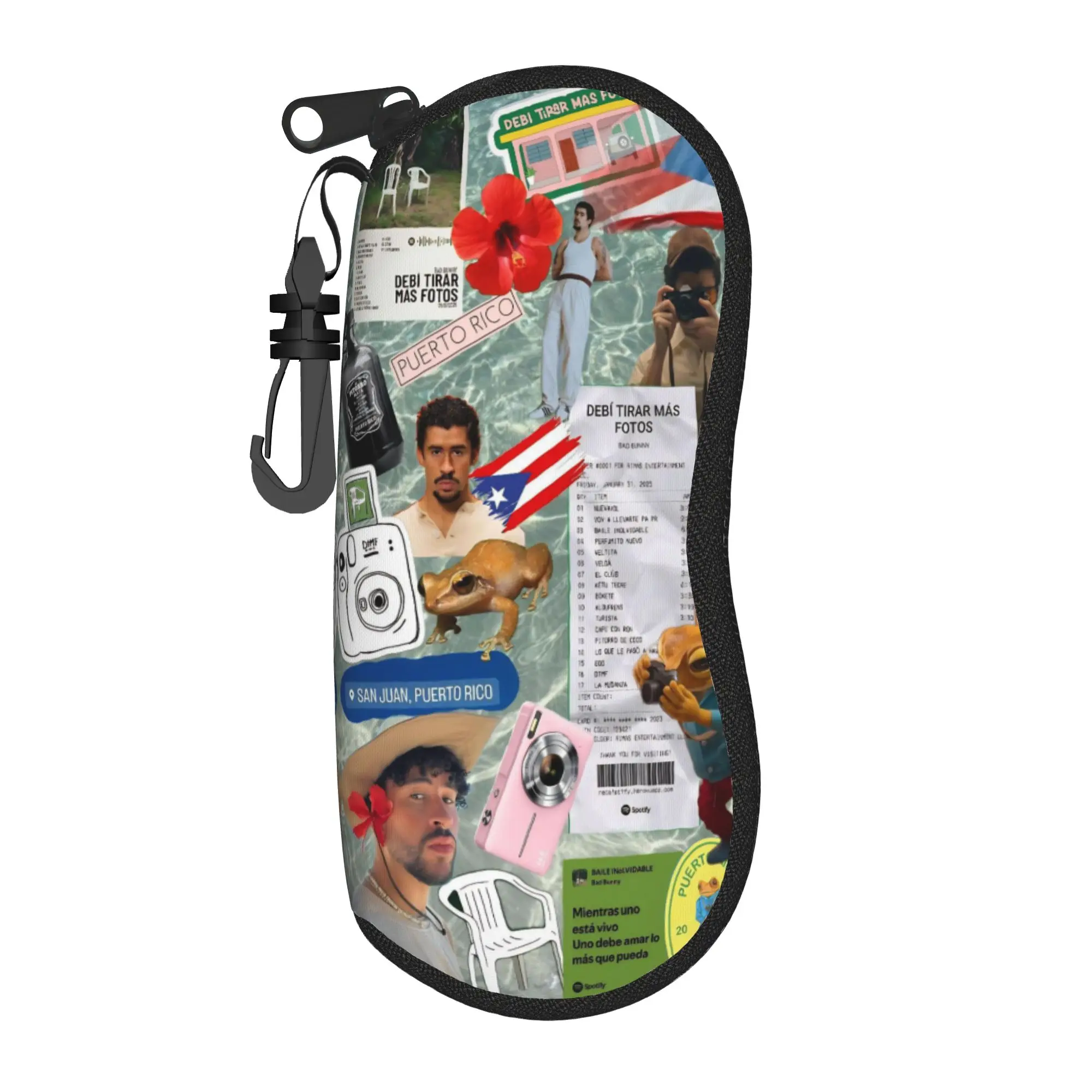 Bad Bunny DTMF Tour 2026 Glasses Case Men Women New Accessories  Sunglasses Box Protector Eyewear Container