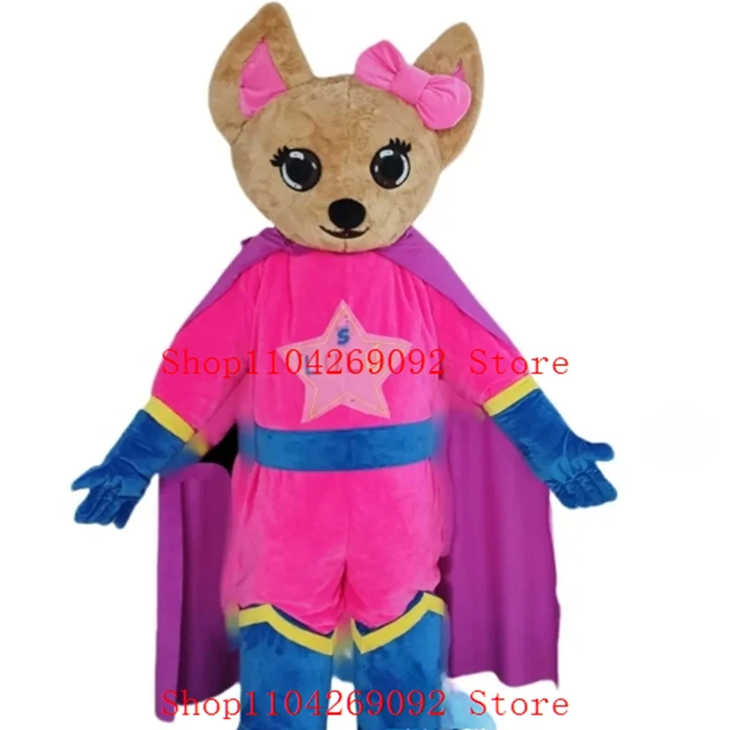 

Blue Fox Mascot Costume Cartoon Character Fancy Dress for Party Anime Cosplay Costume Christmas Holiday Party maskote Costume