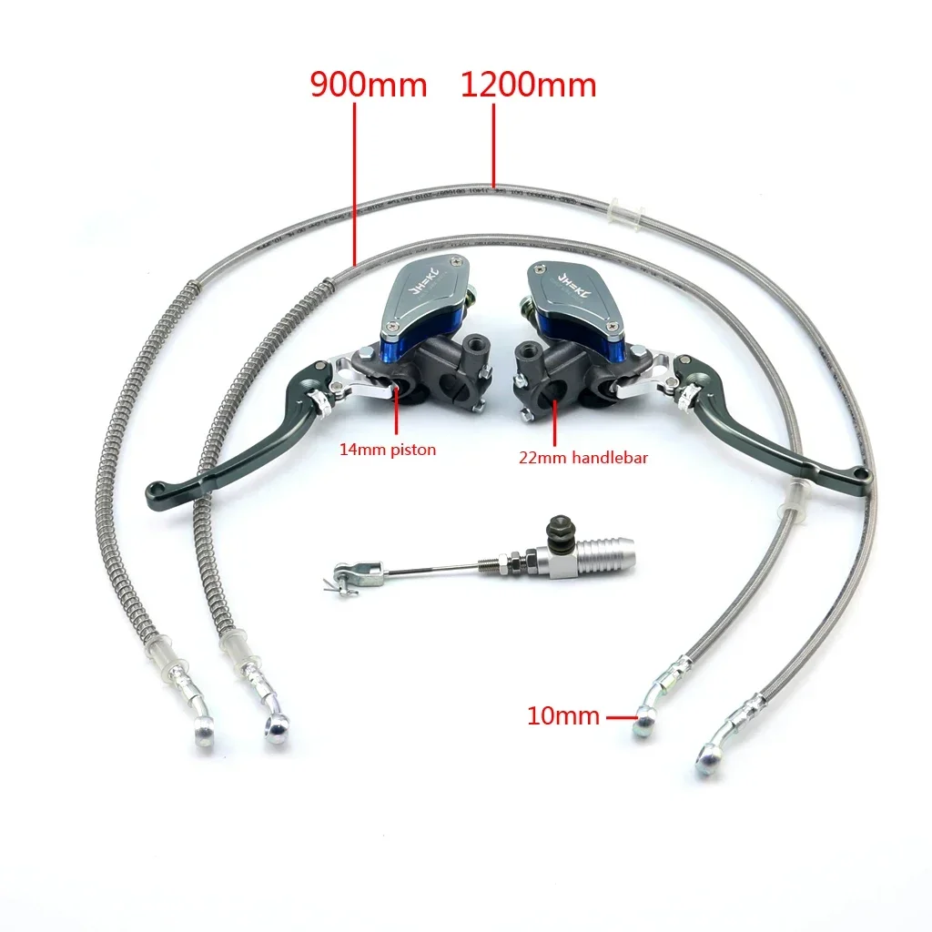 Clutch 1200mm/900mm Hydraulic Lever Pull Rod Master Slave Cylinder Knitting oil hose 125cc 250cc 300cc Dirt Pit Bike Motorcycle