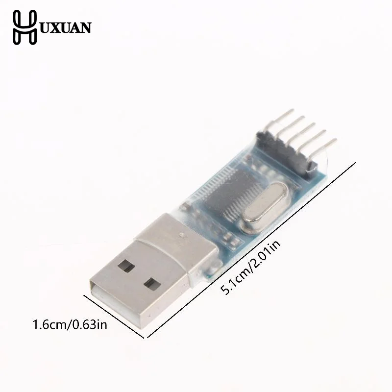 【Nieuw】PL2303HX USB Naar TTL Converter Adapter Module Microcontroller Borstel Machine Board Auto Converter Module DC 3.3V 5V