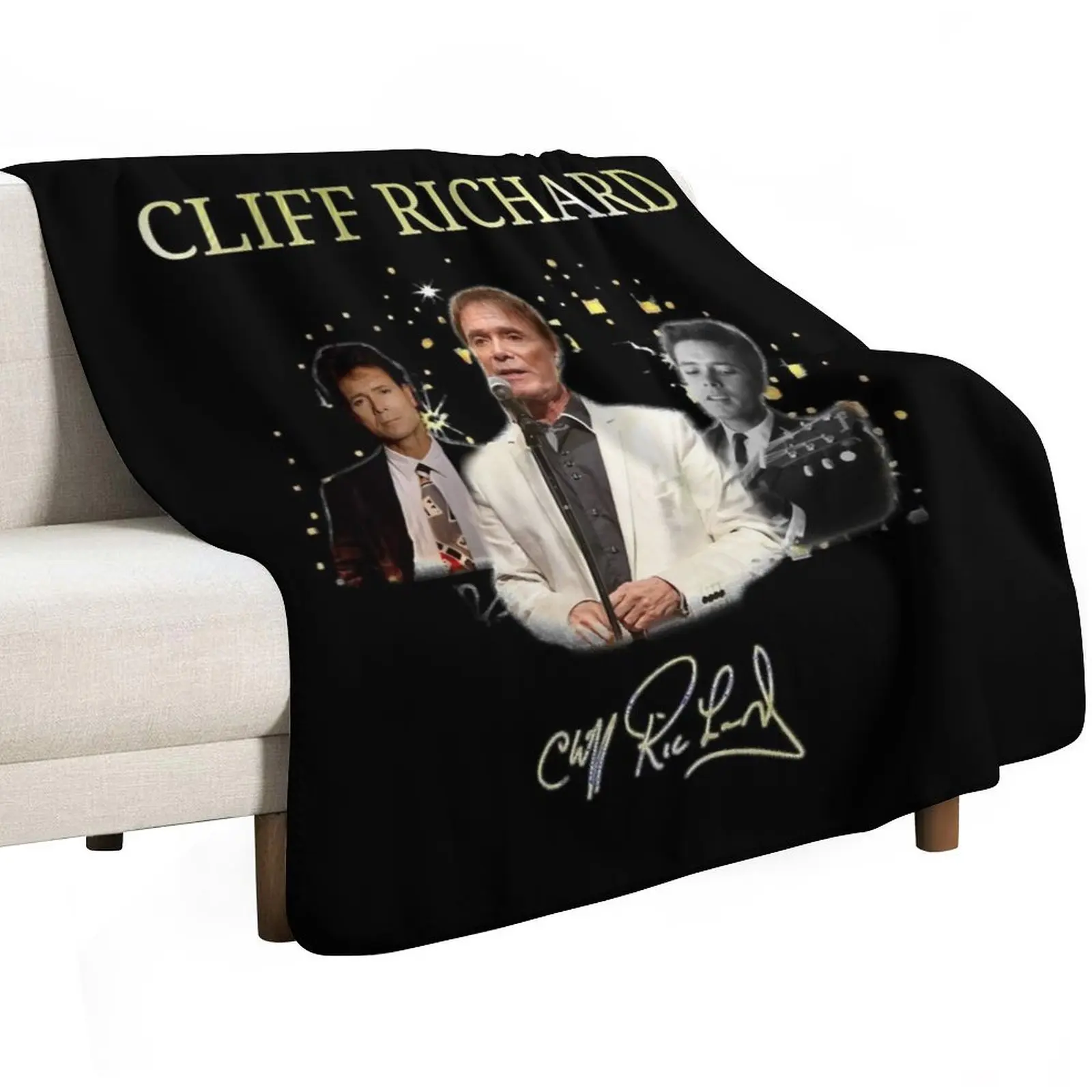 Bands Top Selling Cliff Richard Funny Men Fan Throw Blanket Tourist Designers Thins Flannel Blankets For Baby Blankets