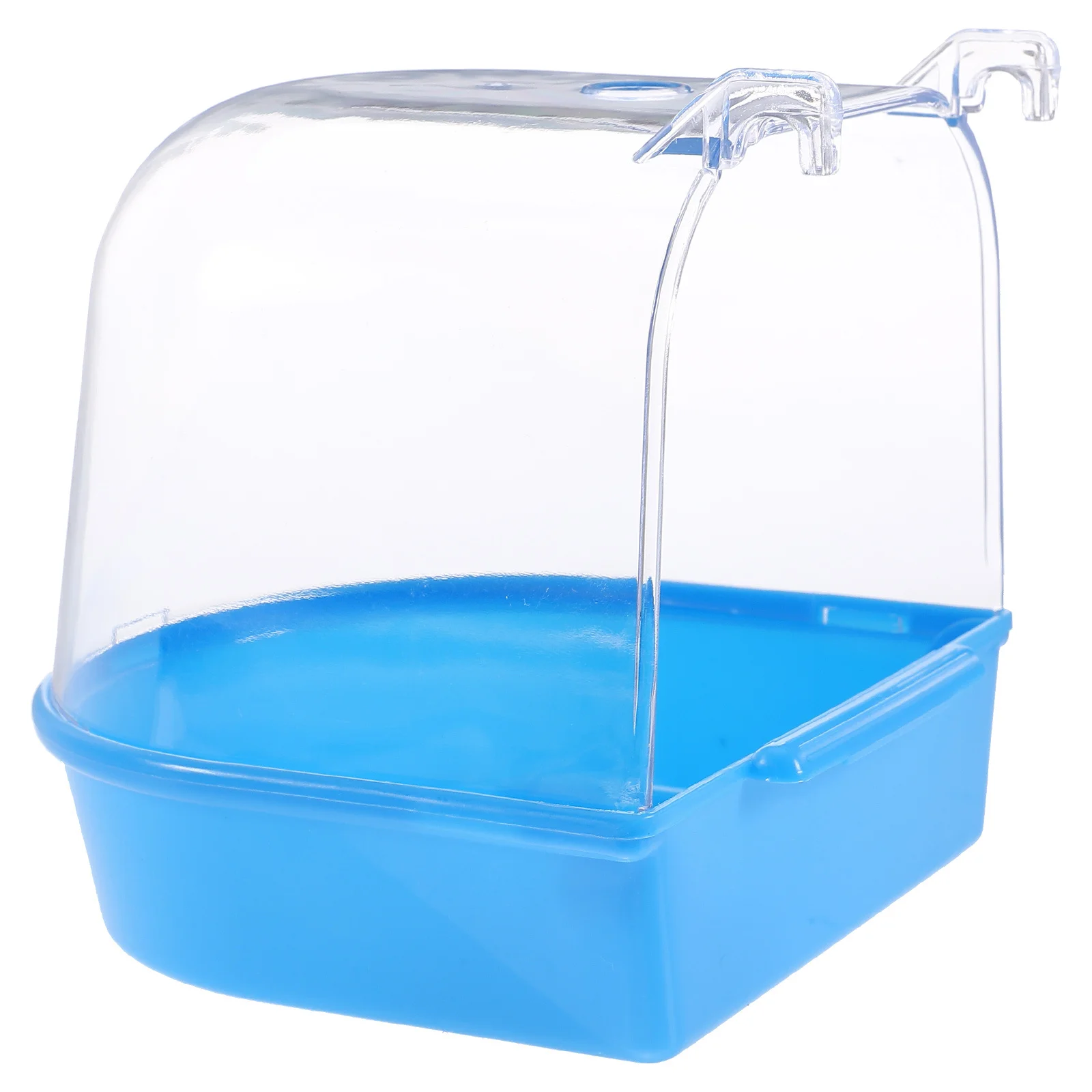 

Parrot Bath Box Plastic Bathtub Smooth Edges Safe Use Bird Cage Bath Basin Parrot Bathing Tub Small Bird Bathtub