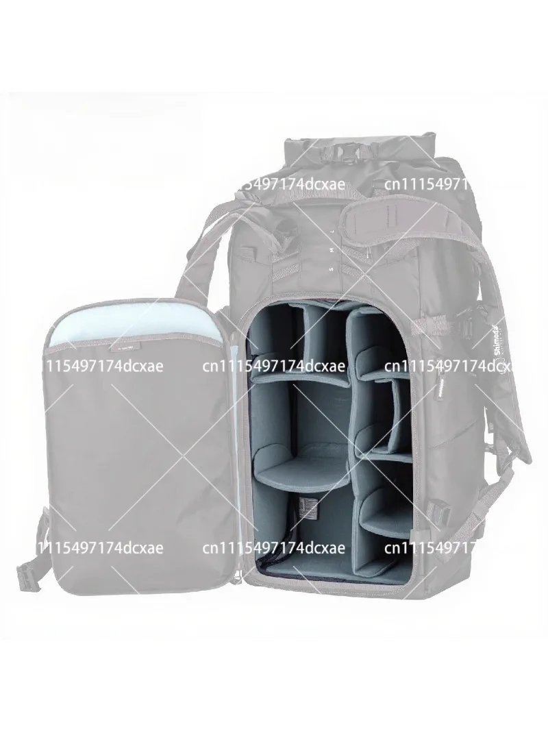 Camera Insert Bag with Molded Dividers for DSLR Mirrorless Drone, Side-Access Padded Case for Long Lens