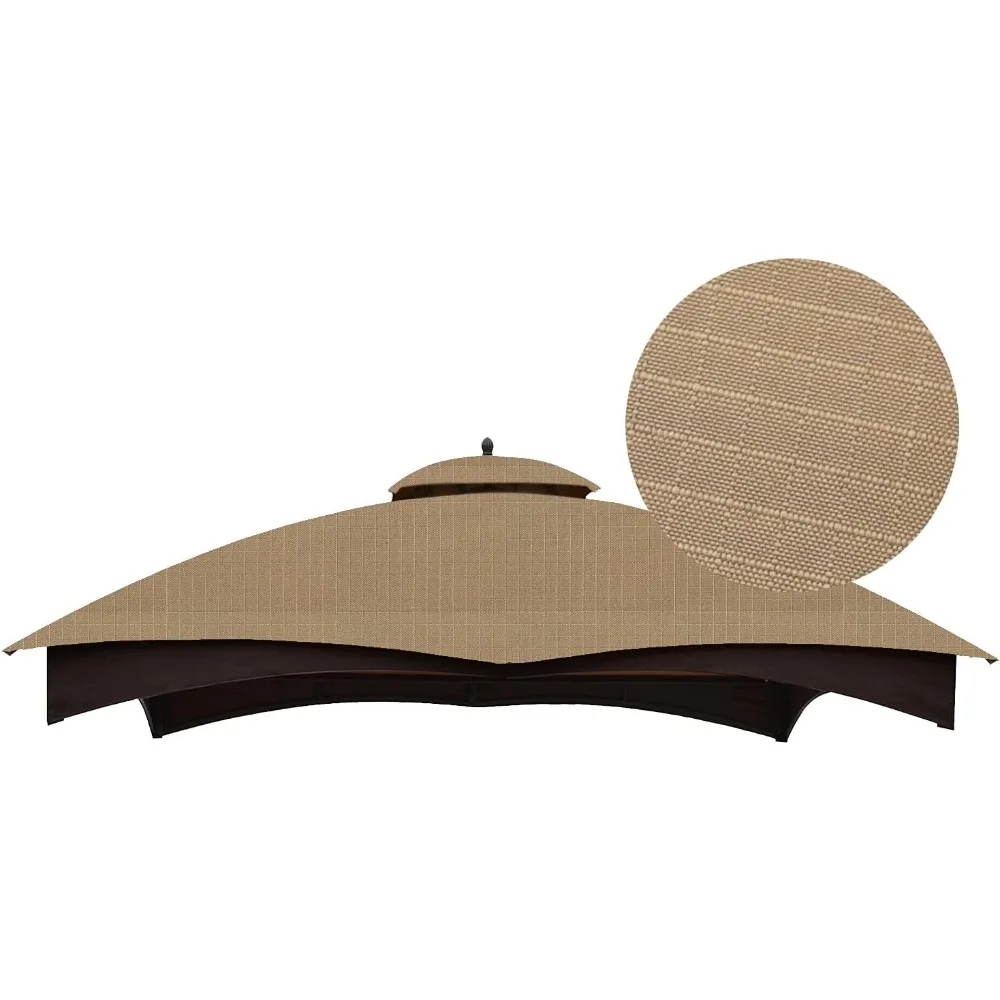 

Riplock Gazebo Replacement Canopy Top for Lowe's Allen Roth #GF-12S004B-1, Beige