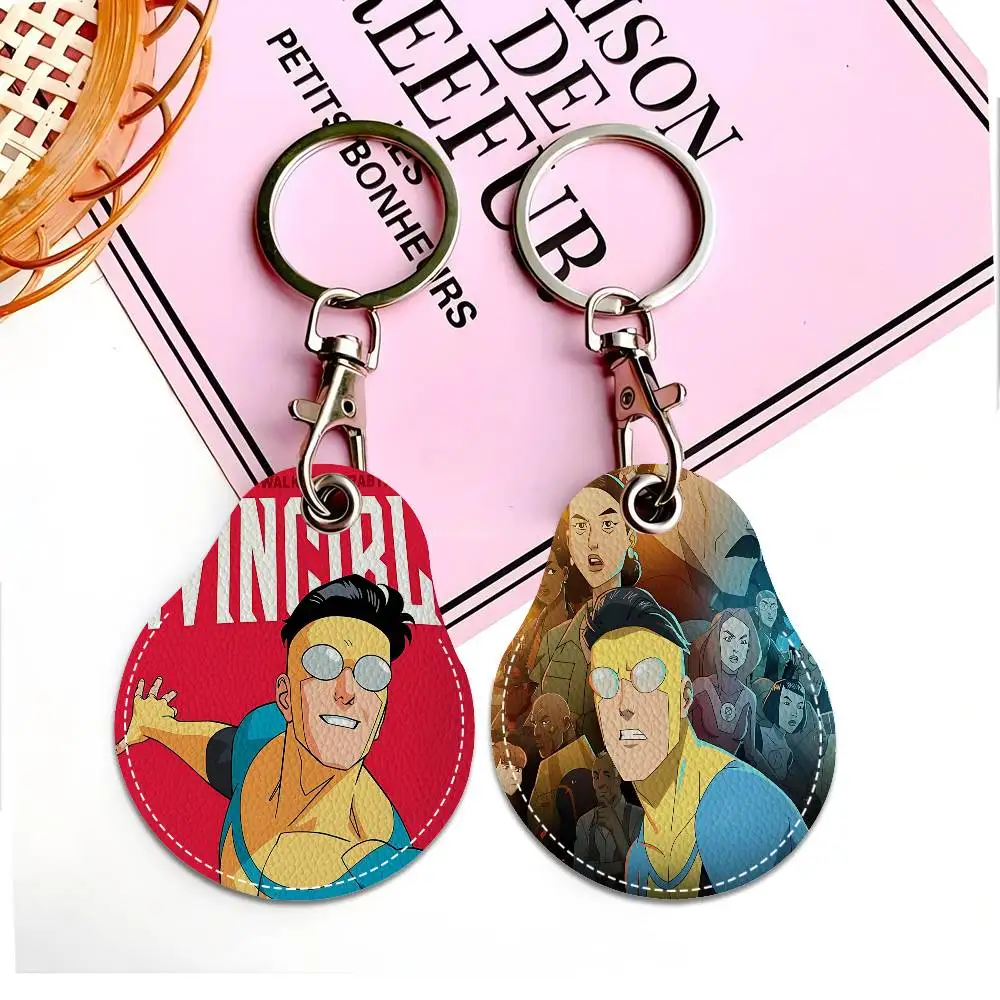 I-Invincible Cartoon Mini Water Drop Shape Community Access Card Holder Elevator Card Sensor Drop Card Protector Keychain