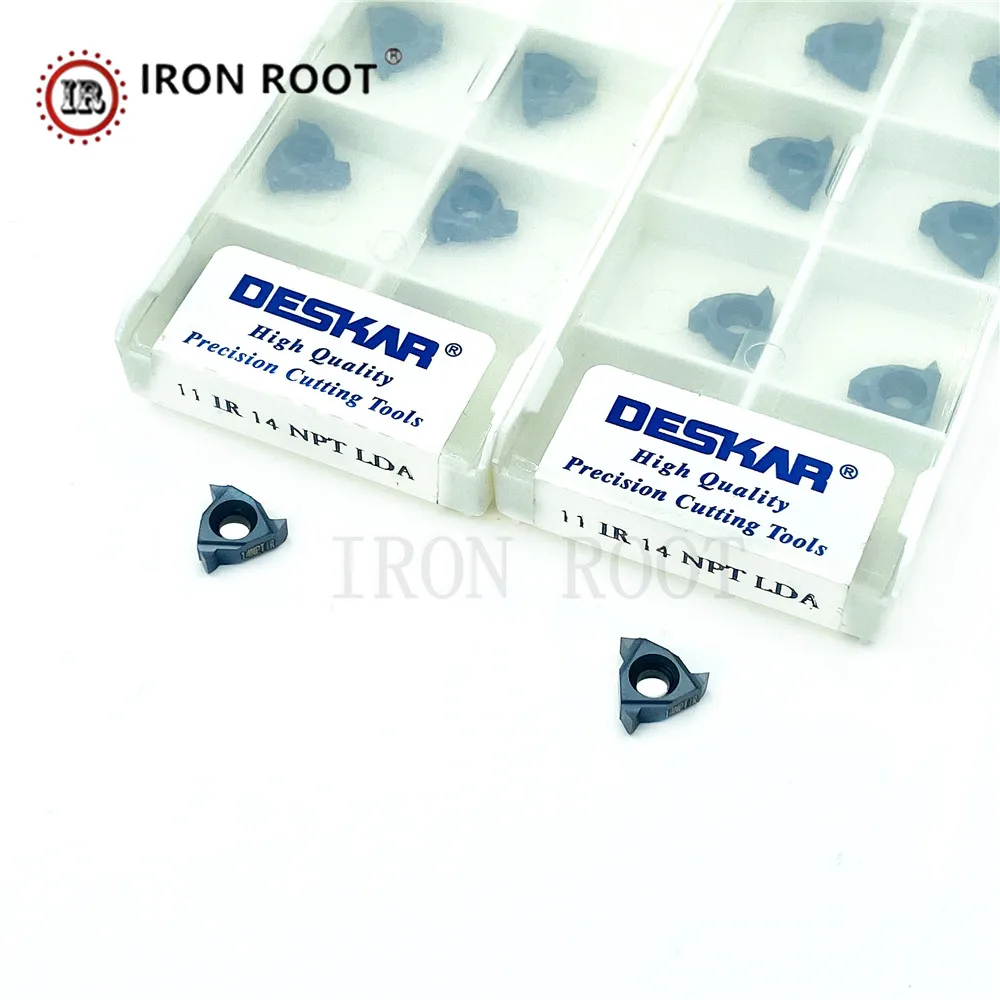 Deskar 14NPT 11IR สามารถใส่ได้11IR 18UN LDA เครื่องกัดเกลียวคาร์ไบด์แบบสอดเครื่องมือ mesin bubut CNC สำหรับ SNR SNL