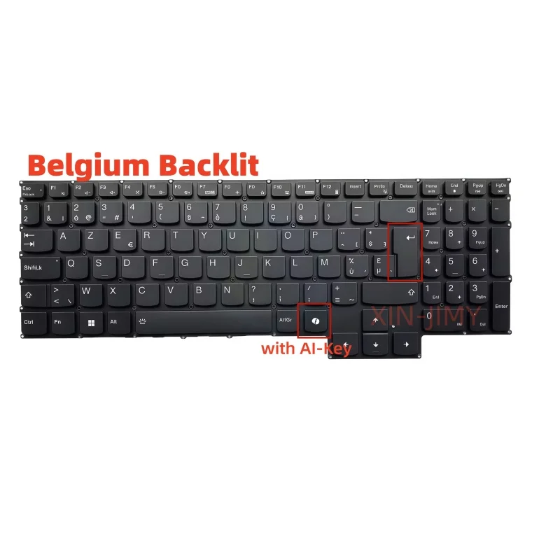 

Belgium Backlit Keyboard For Lenovo Legion Slim 5-16IRH8 5-16APH8 LOQ 15ARP9 15AHP9 15IAX9 15IAX9 15IRX9 15IAX9I G5000 AI KEY