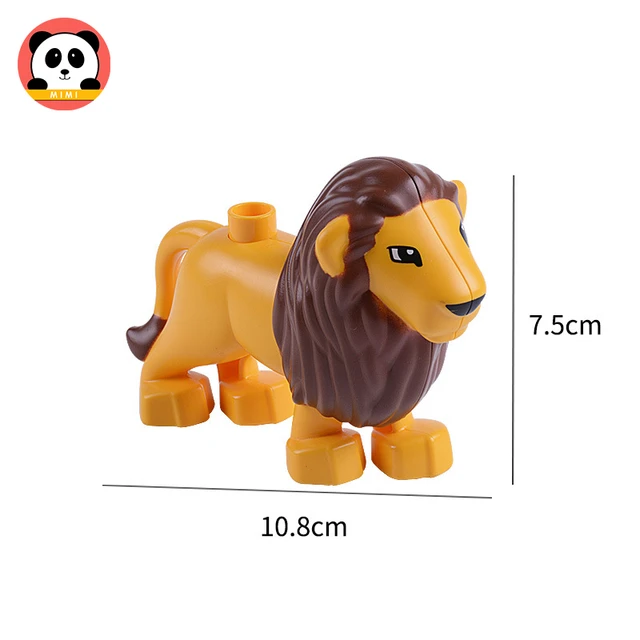 Duplo Animal Zoo Blocks Building Animal Big Building Block Duplo Animals Block Toy Blocks Aliexpress