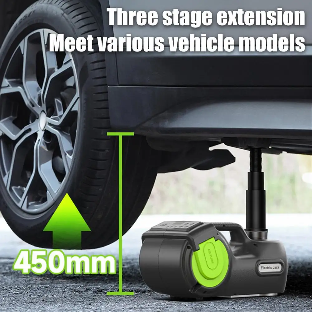 Electric Hydraulic Jack, Portable Car Emergency Tool Kit With Window-Breaking Hammer, Multi-function Emergency Escape Tools