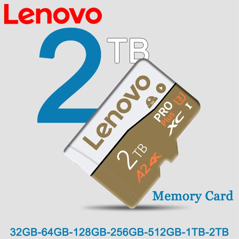 

Lenovo 2TB Micro TF SD-карта 128 ГБ Карта памяти 256 ГБ Высокоскоростная мини-SD-карта класса 10 для игровой камеры Nintendo Switch Diy Ps5