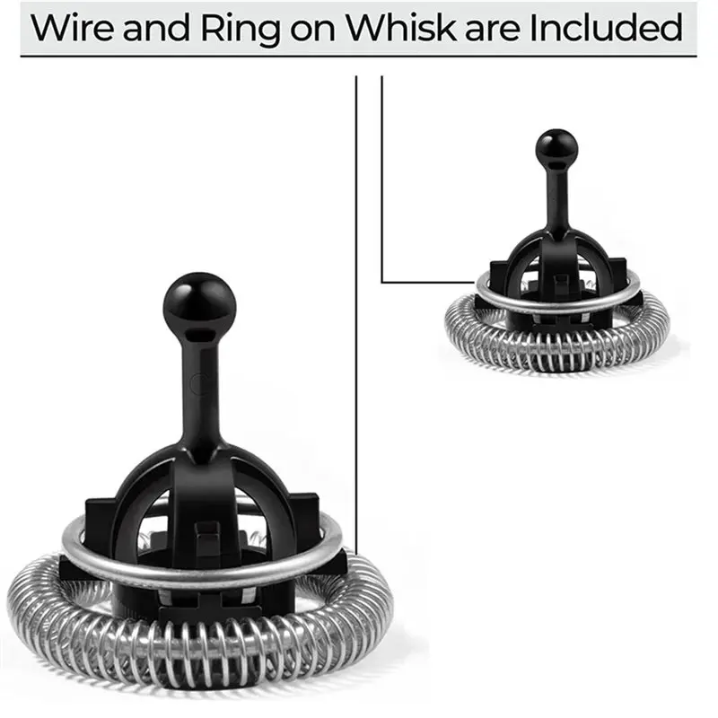 [HOT!A04R】 Milk Frother Whisk Whisk For Nespresso Aeroccino 3 Milk Frother Replacement Part Milk Foam Ring