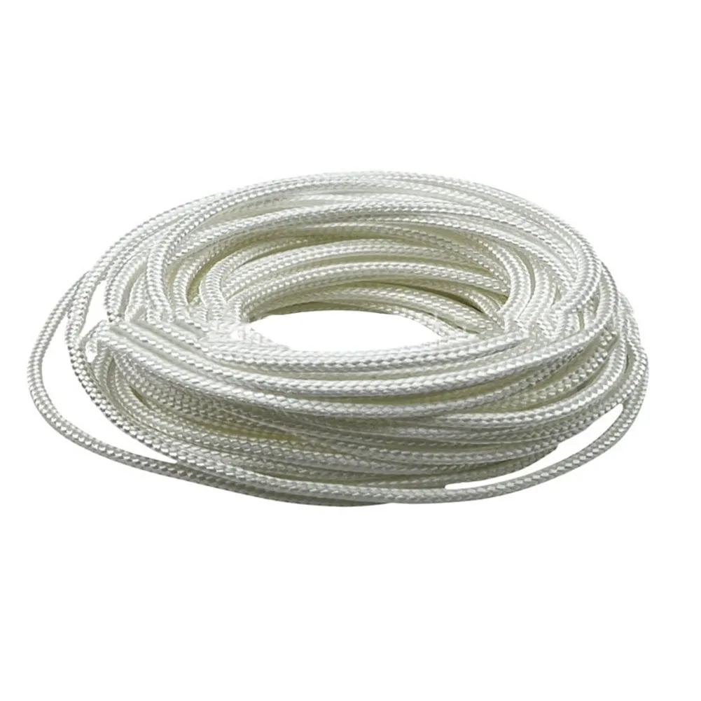 Versatile Starting Rope 10 Meter Starter Rope For Toolkits White Easy Install Recoil Starting Cord Engine Pull Rope