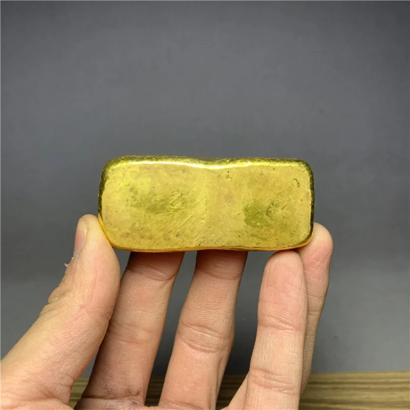 Republic of China National Flag Gold Ingot Antique Ancient Coin Ingot Antique Gold Ingot Gold Coin Pure Red Gold Ingot Lucky Ing