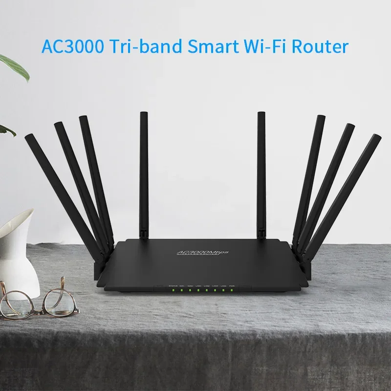 AC2100 Dual-Band MU-MIMO Gigabit Wi-Fi Router with High-Gain Antennas