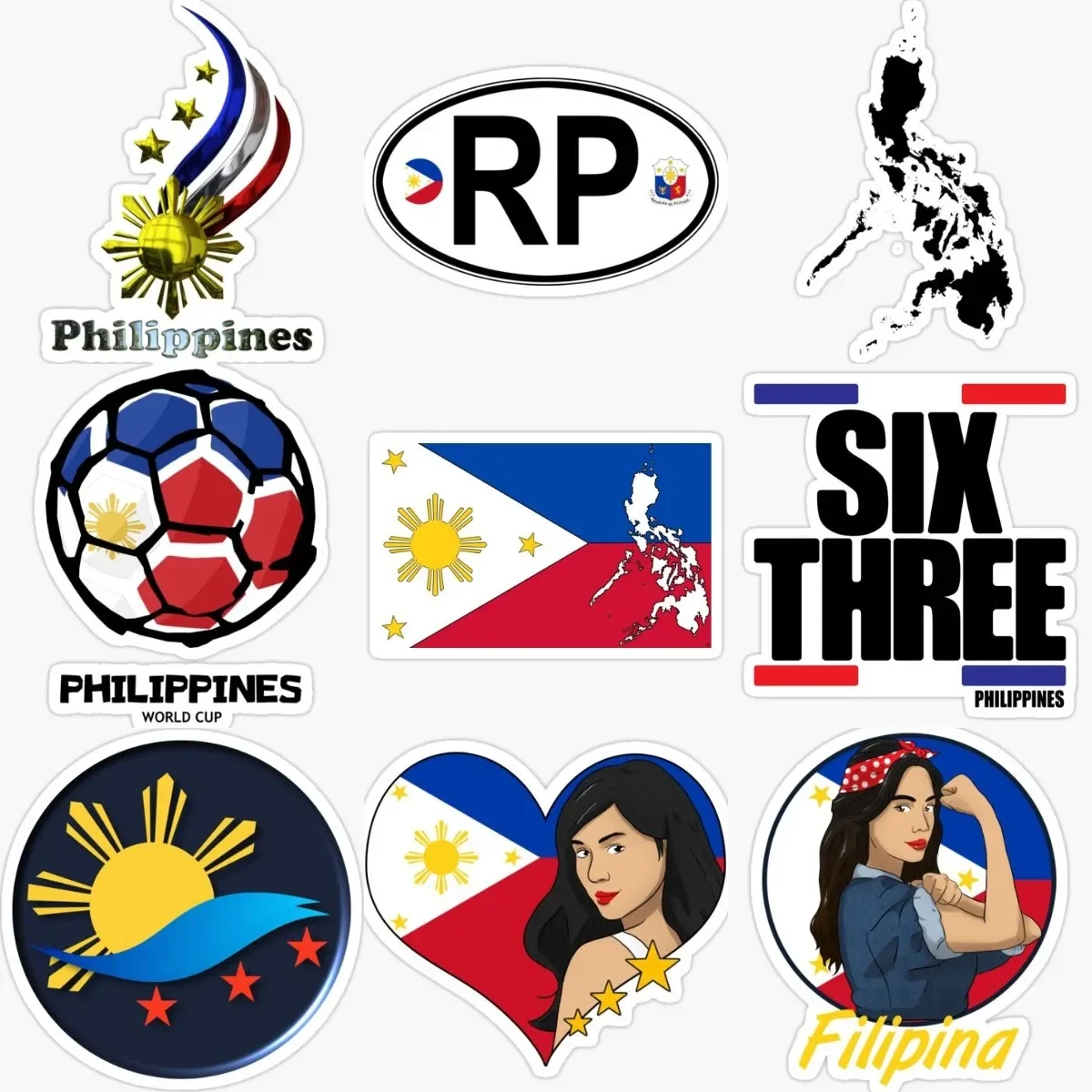 

Creative Philippines Flag Map Sticker for Covered Scratch Decorate Wall Room Truck Motorcycle Car Bumper Van Decal Accessories