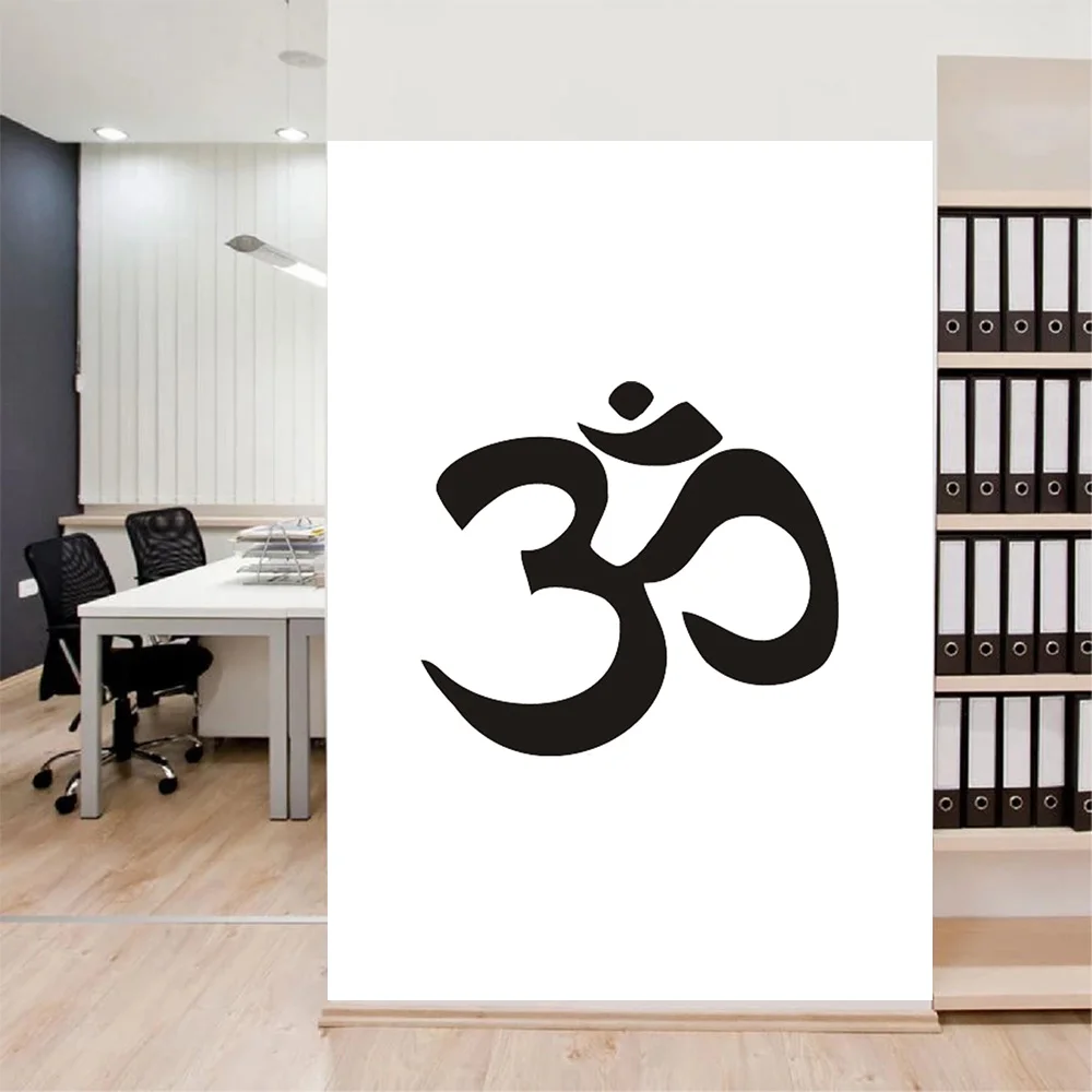 Yoga Om Yoga Decoration Wall Stickers,Wall Decal Quote Wall Lettering Art Words,Large Size Selectable