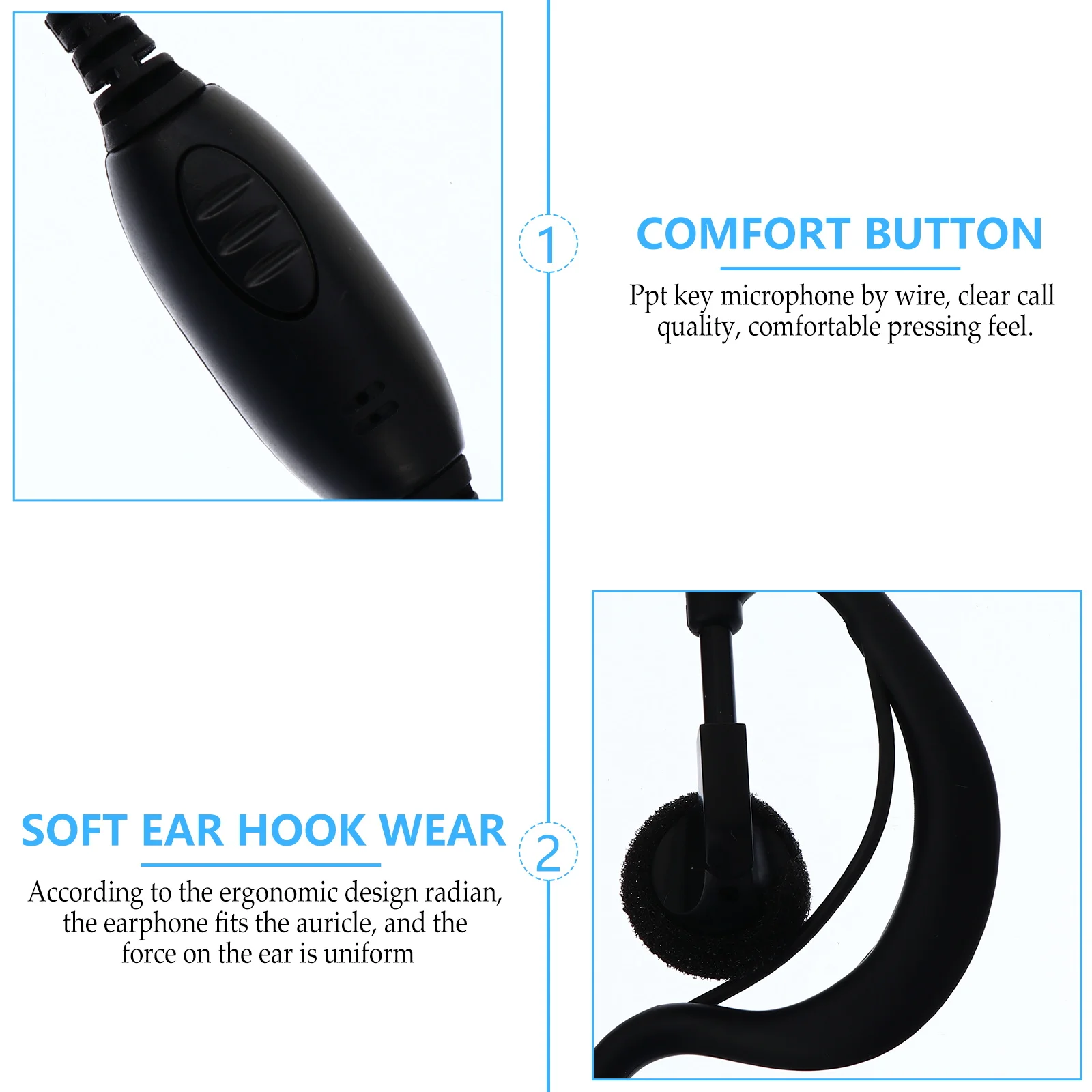 

Рации Гарнитура Динамик Проводной домофон Прочный Практичный Безопасность Склад отеля Супермаркет