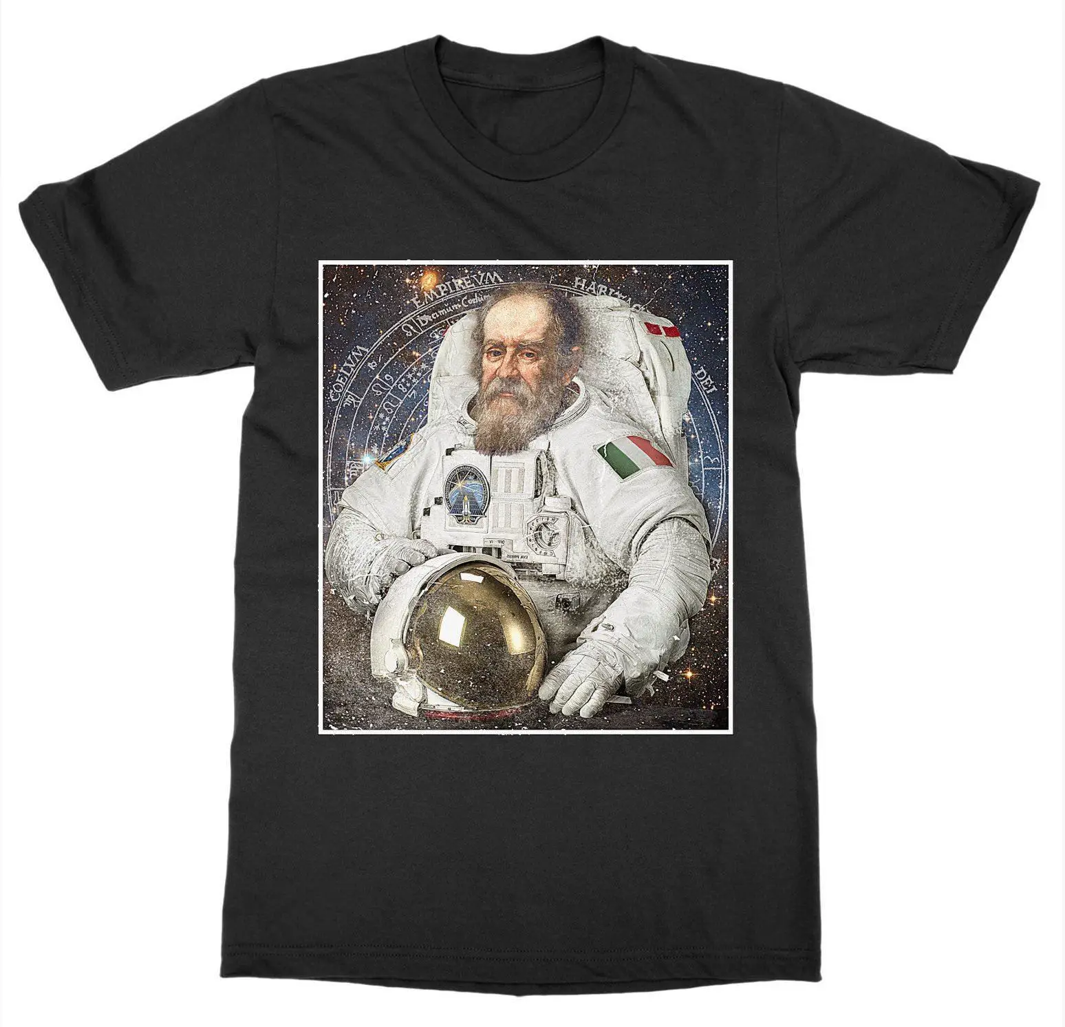 Fashion Summer Style Galileo Galilei T-Shirt Chemistry Biology Experiment Nerd Genius Science Space Tees Men Cotton T Shirt