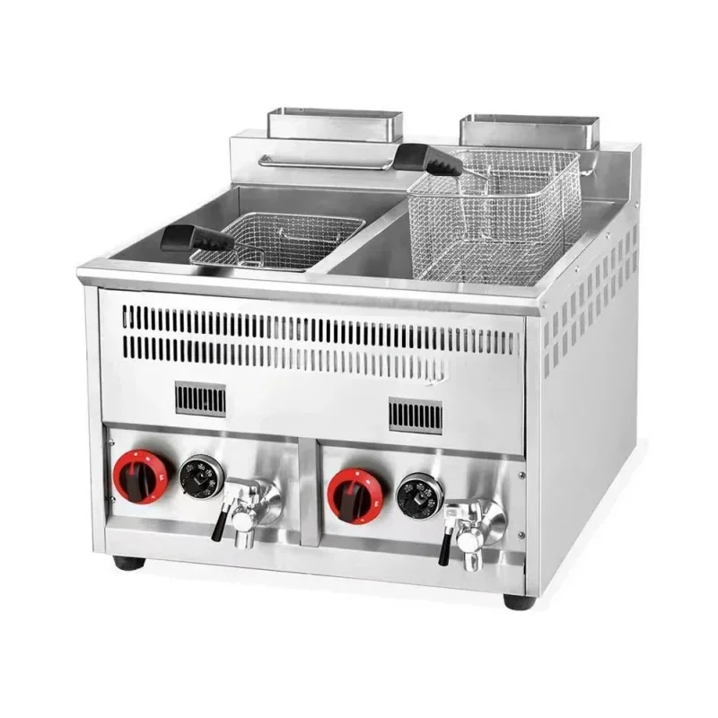 

Высококачественная коммерческая газовая кухонная фритюрница из нержавеющей стали с куриными чипсами