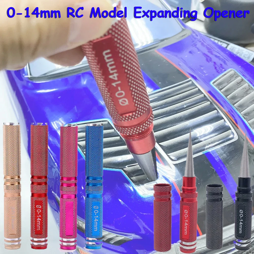 

RC Hole Punch 0-14mm RC Knife Edge Reamer Expanding Opener Body Shell Drill Tools for RC Helicopter Airplane RC Car Model Parts