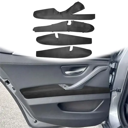 

4-Piece Black PU Armrest Cover Set For Front And Rear Car Door Panels 2011–2016 Model Years With Installation Tool