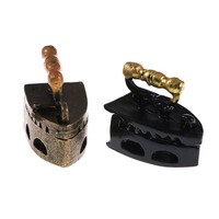 Hot Koop Mini Poppenhuis Miniatuur 1:12 Dollhouse Room Model Mini Old Miniature Iron clothes Tool Urniture Speelgoed Accessoires