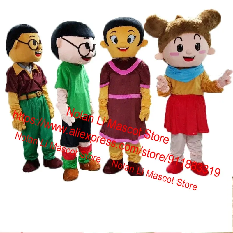 Newly Customized Adult Cute Boy And Girl Mascot Costume Cartoon Suit Role-Playing Birthday Party Game Advertising Carnival 1290