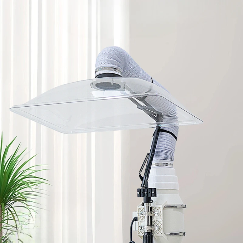 عادم دخان عمودي لعلاج الكى، منقي هواء منزلي محمول، تهوية 3 سرعات، نظام استخلاص الدخان المدمج #4