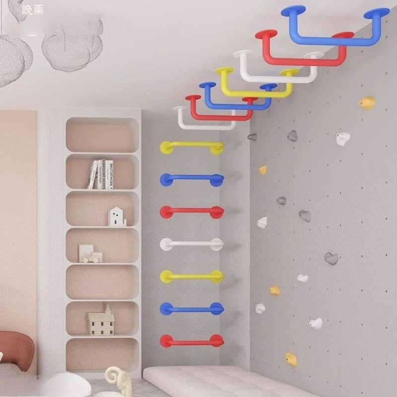 Indoor Climbing Ladder Horizontal Bar Suspension Multi-Functional Boom Toy Wall Climbing Equipment for Kids