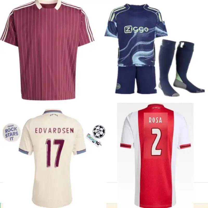 

2025 Ajaxes Adult shirt kids kit New 25 26 Ajaxes Adult shirt kids kit Training suit