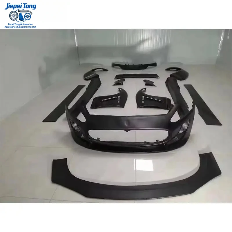 

Suitable For Maserati GT GTS Wide Front bumper lip Rear Diffuser Spoiler Fender Car Wheel Eyebrows Side Skirts Carbon/FRP 04+