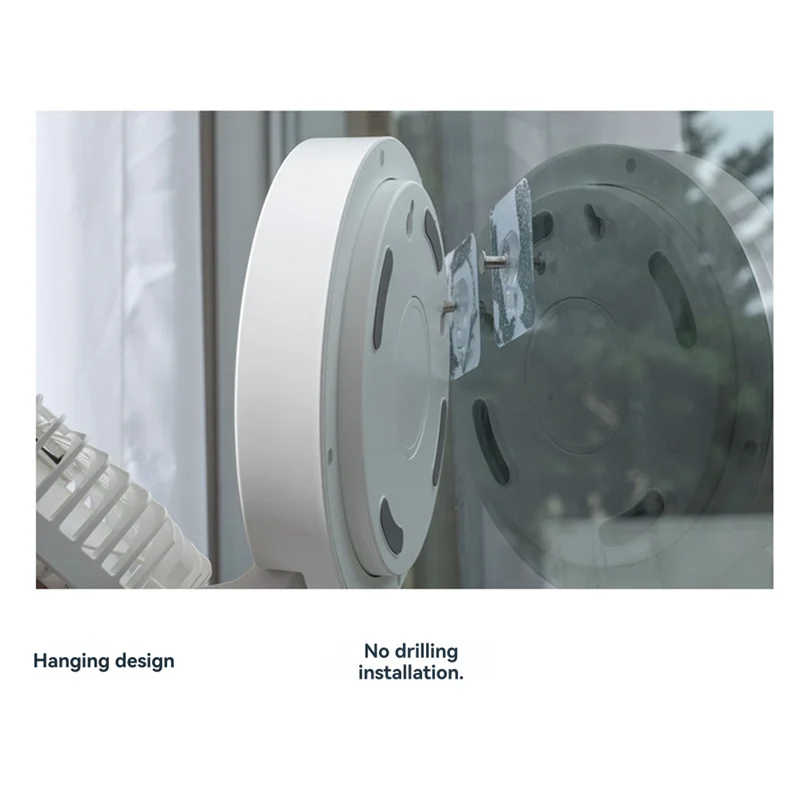 Portable Versatile 4-Season Fan With Flexible Wireless Folding Wall Hanging Year-Round Comfort A62X