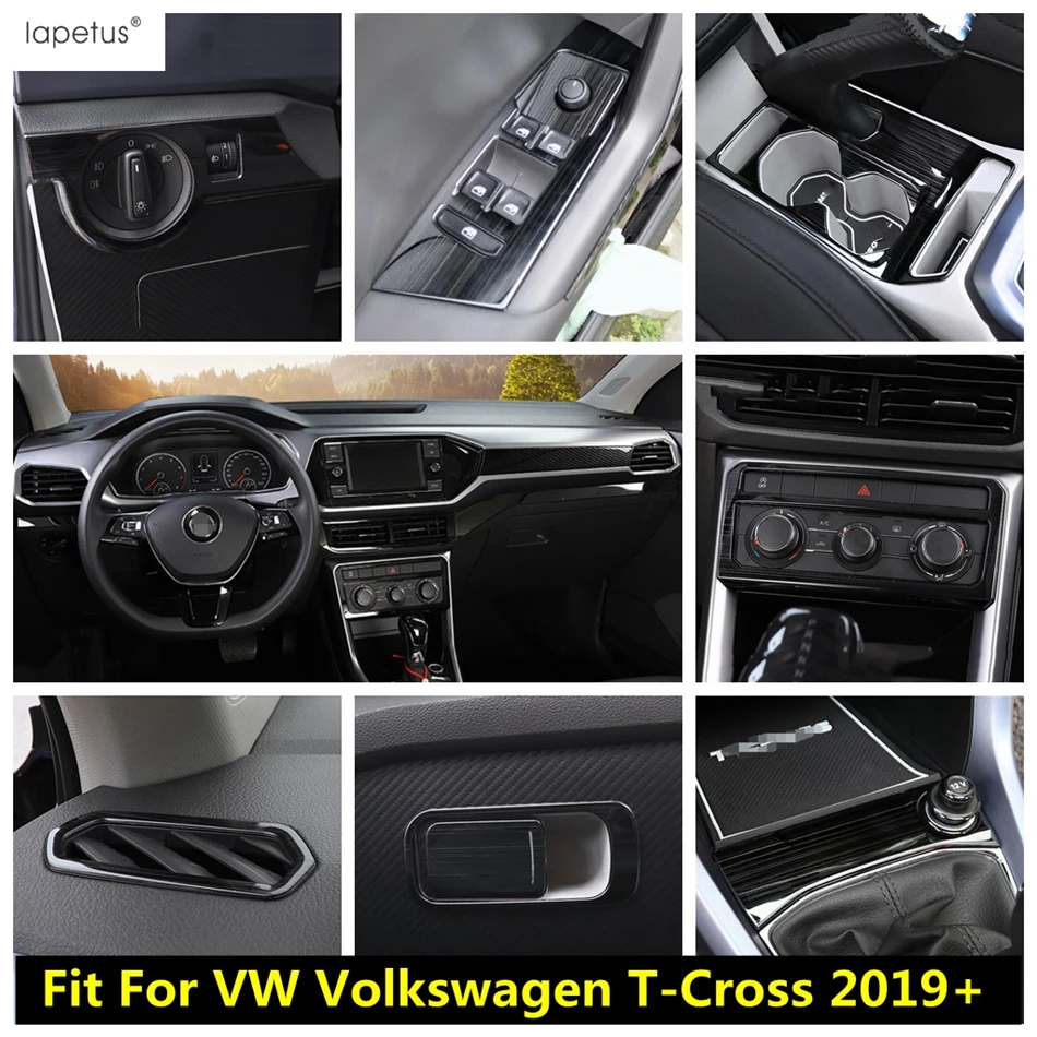 

Glove Box Head Light Lamp Gear Shift Window Lift Button Panel Cover Trim Accessories For VW Volkswagen T-Cross T Cross 2019-2023