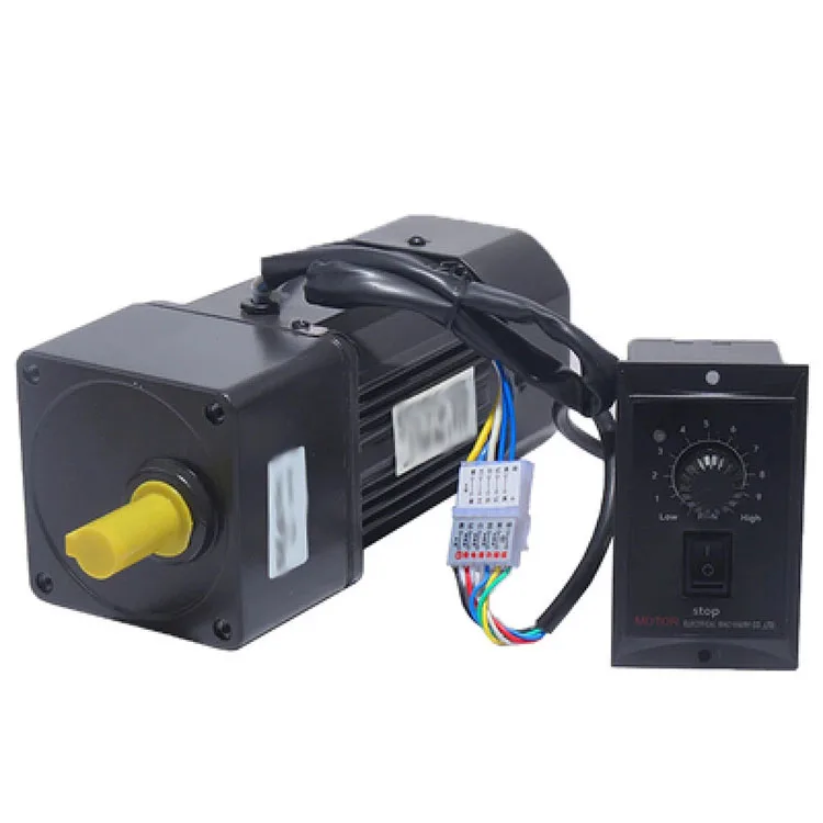 110/220/380V electric constant speed single-phase induction motor 120W micro AC gear motor with governor