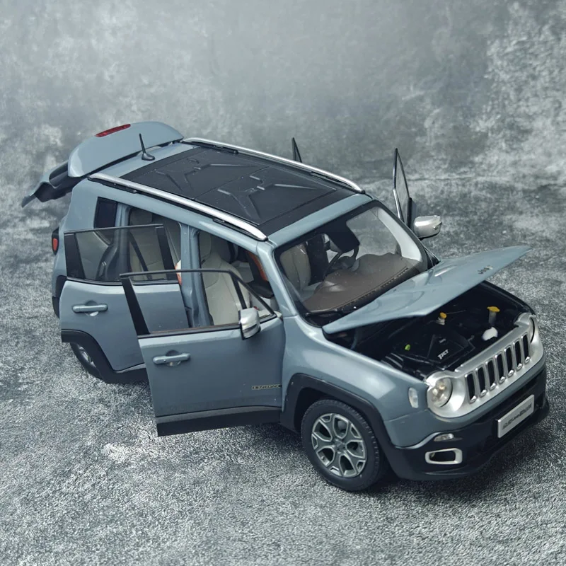 OEM 1/18 scale new Jeep Renegade SUV Metal car model static display pieces holiday gift collection