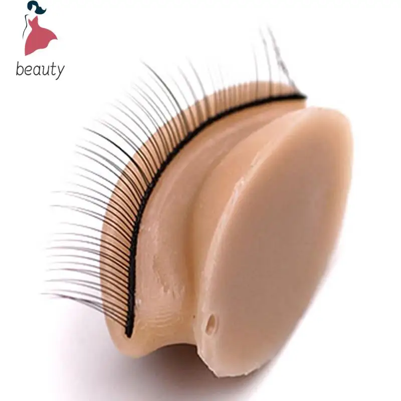 False Eyelashes Extension Practice Mannequin Head Reusable 3D Simulated Eyelash Eyes Makeup Training Model Head Eyes Replaceable