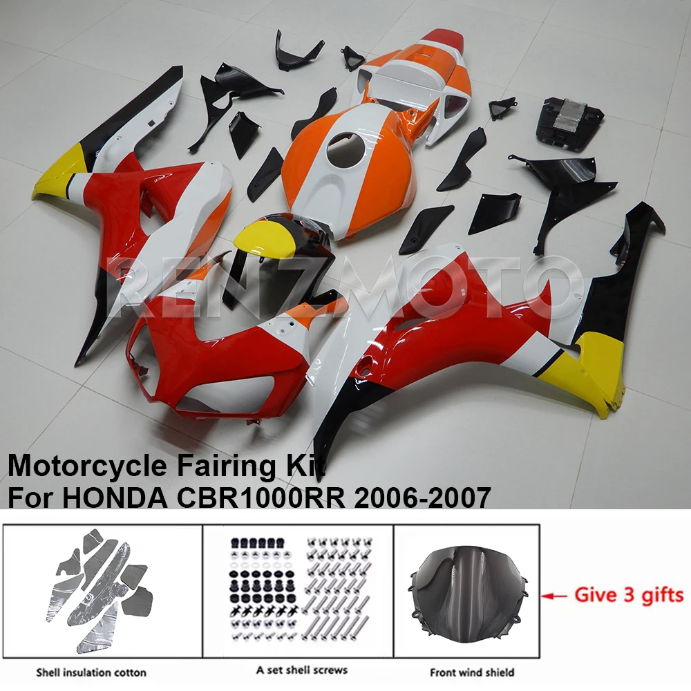 

For HONDA CBR1000RR 2006-2007 Fairing H1007-120a Motorcycle Kit Body Kits Decorative Plastic Guards Accessories Shells