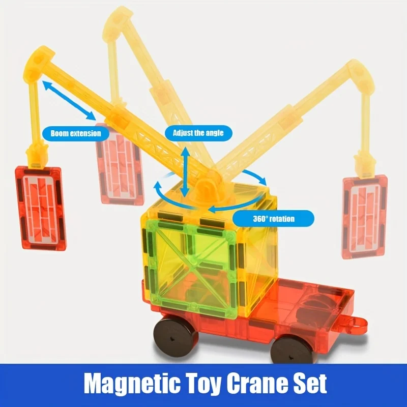 2,95" großes magnetisches Auto mit getöntem Fenster und magnetischem Auto – Kranzubehör – magnetisches Nachfüllpaket