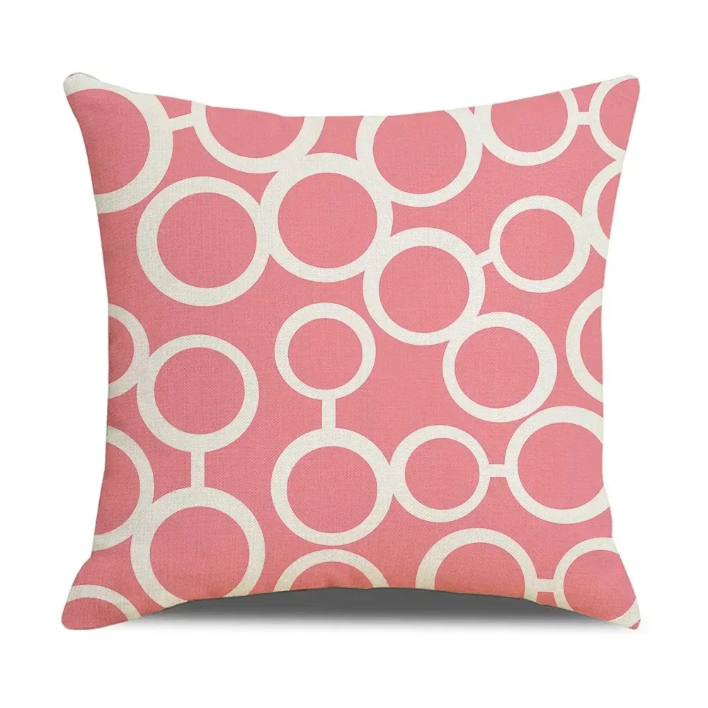 Square Pillowcase Nordic Geometric Decorative Pillow Sofa Cushion Cover Modern Home Decor view 4