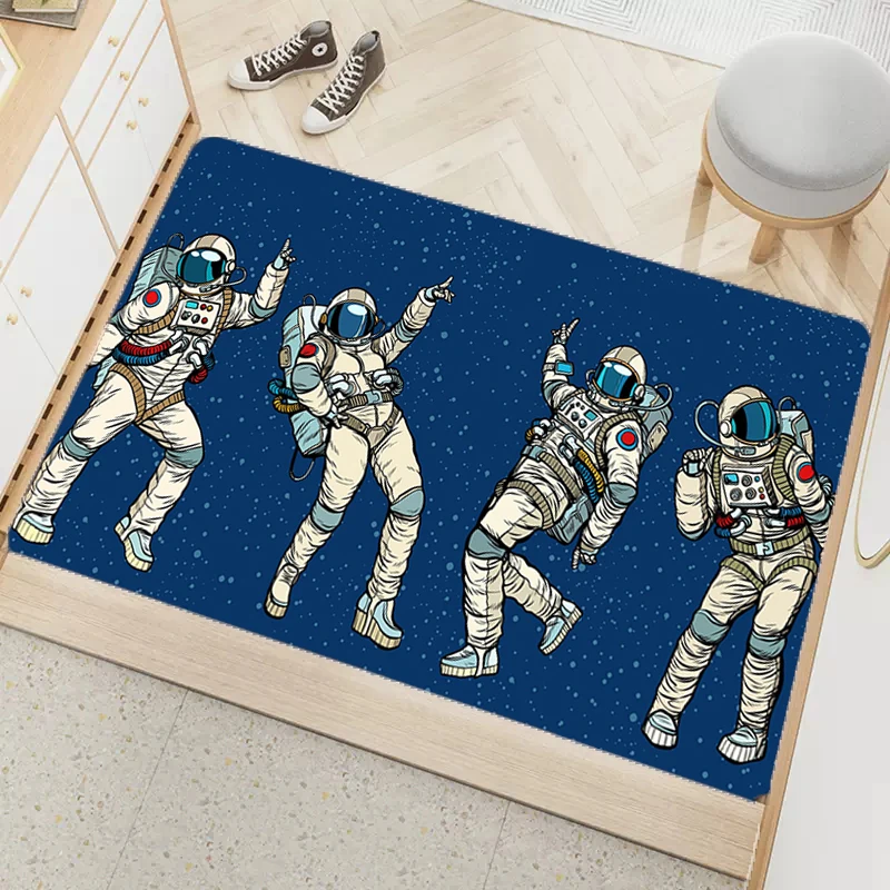 Spaceman Diatom Ooze Carpet Living Room Dish Mat Drying House Entrance Indoor Hallway Mats Home Decoration Rug Kitchen Foot Bath