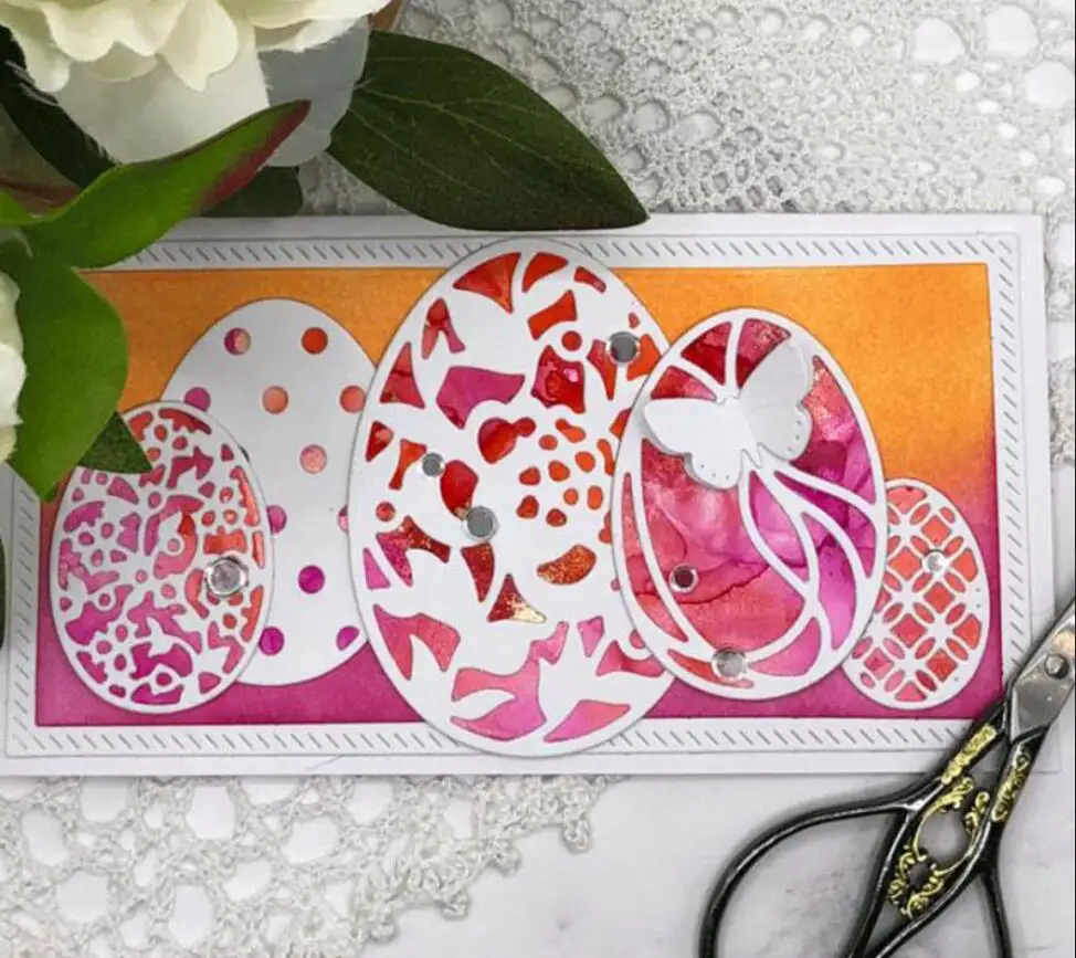 Easter egg basket Metal Cutting Dies Cut Die Mold Scrapbooking Paper Knife Mould Blade Punch Stencils