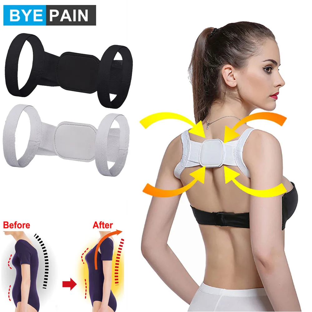 Back Shoulder Posture Corrector, Adjustable Back Posture Brace Clavicle Support Back Straightener, for Adult Children Humpback